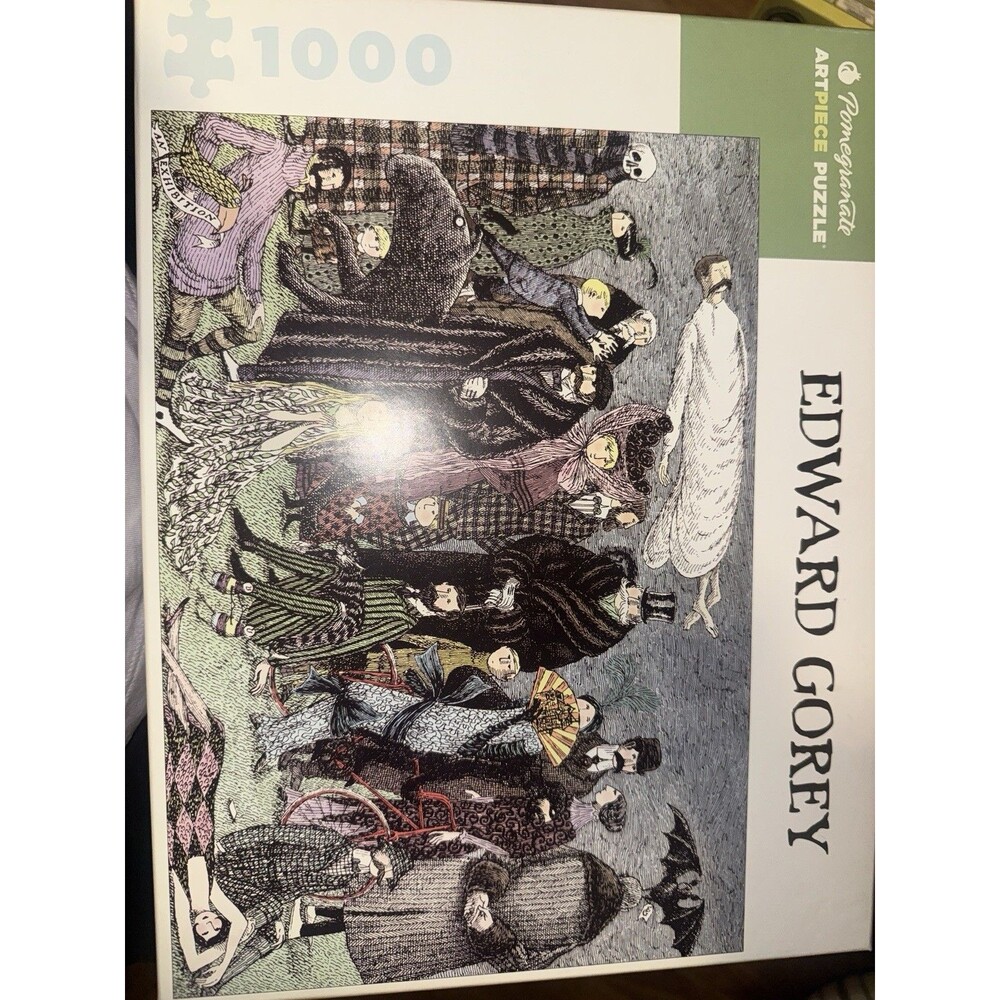 Pomegranate Puzzle, "Untitled" 1965, by Artist Edward Gorey, 1000 Pc